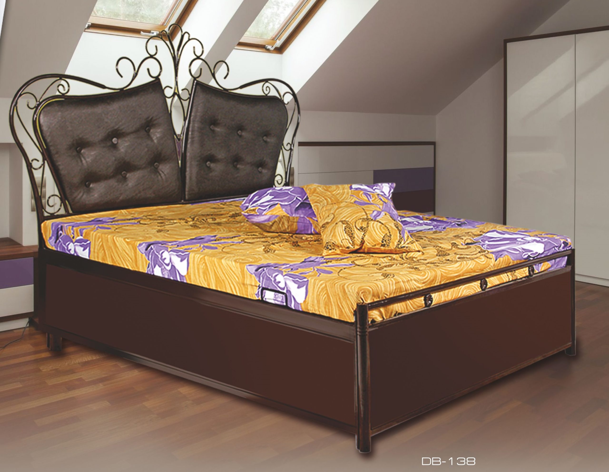 DB 138 - Metal Double Bed